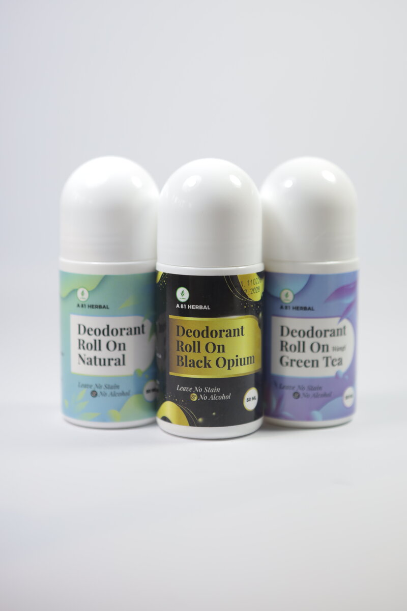 Deodorant Roll On — produk perawatan diri PT Abi Herbal Indonesia